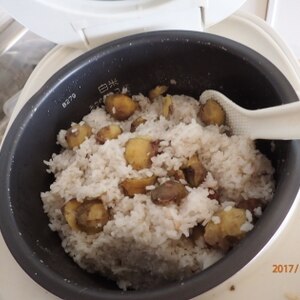 炊飯器で簡単★ホクホク栗ご飯